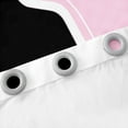 thumbnail image 3 of Erosebridal Kawaii Initial Letter Curtains Pack of 2 (52x84), Monogrammed H 30%-50% Black Out Curtains, Ribbon Cow Curtains for Living Room, Window Curtains Bedroom Decoration, 3 of 6