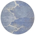 thumbnail image 2 of Addison Rugs Chantille Indoor/Outdoor Transitional Abstract Denim Machine Washable Round Rug, 8' x 8', 2 of 7