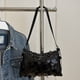 thumbnail image 5 of Bolsa de hombro cruzada peque?a Bolsa de brazo bajo con cadena, Bolsa de commuting casual para mujer, ajustable, metal, para oficina,topliu, 5 of 8