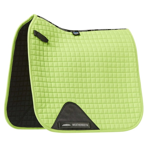Weatherbeeta Prime Dressage Saddle Pad Lime Green Full