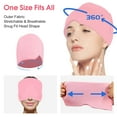 thumbnail image 3 of Headache Migraine Relief Cap,Gel Hot Cold Therapy Migraine Relief Cap,Comfortable & Strechable Ice Pack Eye Mask for Puffy Eyes, Tension, Sinus & Stress Relief,Pink, 3 of 16