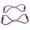 Purple, variant on YAHHU 2-Piece 8-Shaped Resistance Band Chest Expander Pull Rope Elasticity Belt Stretching Strap for Yoga Home Gym Fitness Equipment Training Workout, Purple