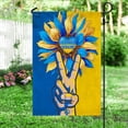 thumbnail image 2 of Flagwix Ukraine Peace Sign Victory I Love Ukaraine Flag NNT458F Ukraine Flags, Indoor Outdoor Decoration - Garden Flag (11.5" x 17.5"), 2 of 6