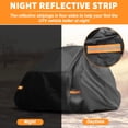thumbnail image 3 of Funda UTV Única Bargains para Kawasaki Teryx 2 Asientos Impermeable Funda Lado a Lado para Kawasaki Teryx S LE Protección al Aire Libre Sol Lluvia 210D-PU Tela Oxford Negra, 3 of 6