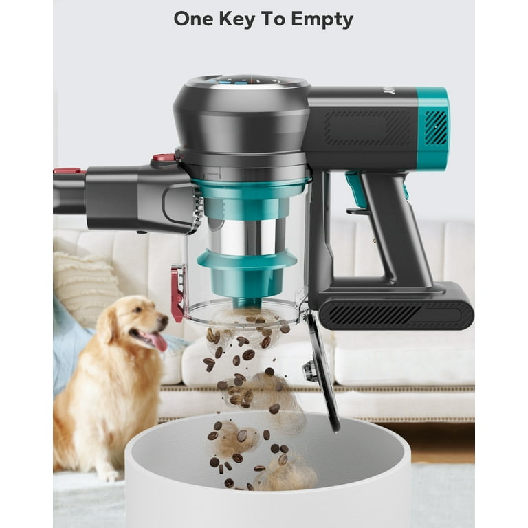 HOMPANY Cordless Vacuum Cleaner, 500W/40Kpa Stick Vacuum Cleaner