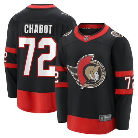 Men s Fanatics Thomas Chabot Black Ottawa Senators Home Breakaway Jersey