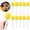Yellow, variant on Food Storage Containers – Microphone Candy Tubes 10Pcs Plastic Mic-Shaped Containers for Party Favors