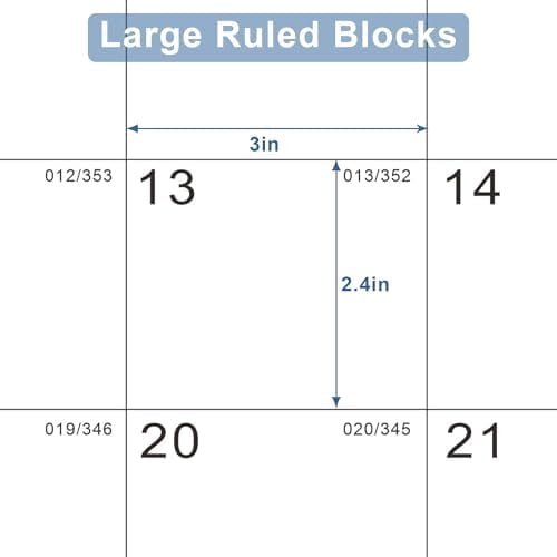 Desk Calendar 2026, Tekola 22" x 17" Large Desk Calendar, 18 Mouths From January 2026 to June 2027, Desktop Calendar with Notes and Thick Paper for Home, Office and School