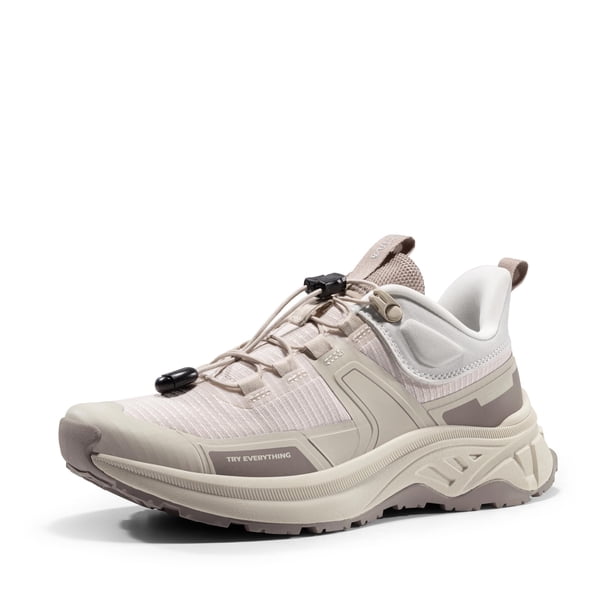Zapatos de Senderismo Livianos para Mujer NORTIV 8 con Cordones Rápidos Talla 9W Caqui