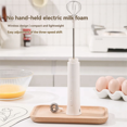 thumbnail image 2 of Coffee Utensils Handheld Electric Milk Frother for Latte Art Milk Frothing Blender Home Kitchen Small Egg Beater, 2 of 6