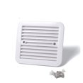 thumbnail image 1 of 12V RV Modification Accessories Car White Side Air Outlet 1-way Dust-proof Ventilation Fan ,Easy to Install, 1 of 5