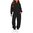 thumbnail image 3 of Lmnyox Kid's Clothing Sets Hoodies and Joggers Sets with Pockets 2 Pieces Winter Tracksuit for 2-14 Years, 3 of 6