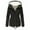 Black, variant on ERFCXS Women's Classic-Fit Full-Zip Polar Soft Fleece Jacket Women Winter Plus Size Solid Color Down Coat Long Sleeve Zipper Pocket Overcoat Women Jacket Womens Fleece Zip up Jacket Black 3XL