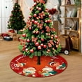 thumbnail image 5 of Buffalo Plaid Christmas Tree Skirt - 48" Velvet Plush Tree Skirt for Holiday Decor,Red Festive Xmas Tree Cover with Adjustable Fasteners,Easy to Clean & Store,for All Christmas Tree Sizes, 5 of 6
