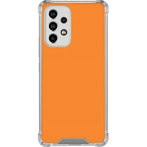 Skinit Solids Orange Galaxy A53 5G Clear Case