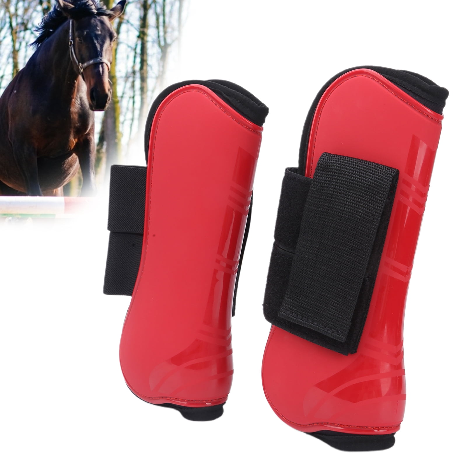Ymiko Horse Leg Protectors, Elastic Horse Tendon Boots Horse Thicken Boots For Prevent Injury