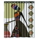 thumbnail image 1 of ABPHQTO Cortina de ducha de poliéster impermeable para mujer africana, decoración de baño, 152x180 cm ABPHQTO  zhangkai71-60x72, 1 of 1