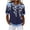Navy, variant on Cilsoka Women's Tops, Tees & Blouses Plus Size, Womens Short Sleeve Denim Patchwork Shirt Trendy Plaid Splicing Summer Tshirts Casual Collared Work Tunic Blouses 2026, Graphic Trendy Tees