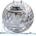 thumbnail image 1 of Solar Floating Pond Light Solar Pool Hanging Ball Light Waterproof LED Ball Light with 7 Color Changing Outdoor Automati, 1 of 6