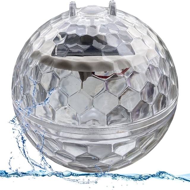 Solar Floating Pond Light Solar Pool Hanging Ball Light Waterproof LED Ball Light with 7 Color Changing Outdoor Automati