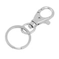 thumbnail image 1 of Silver Tone Lobster Clasp Metal Key Fob Key Ring Chain, 1 of 5