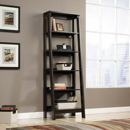 Sauder Trestle 5 Shelf Bookcase Jamocha Wood Sauder Trestle 5 Shelf Bookcase Jamocha Wood