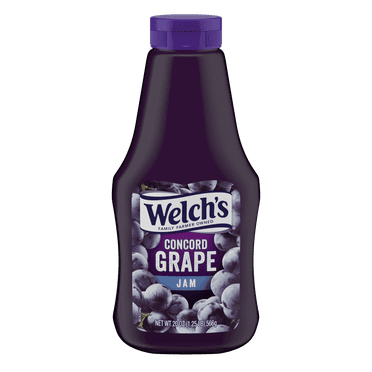 ( 2 Pack )Welch's Concord Grape Jam, 20 Oz Squeeze Bottle