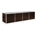thumbnail image 4 of vidaXL Garden Raised Bed Brown 320x80x77 cm Galvanised Steel, 4 of 4