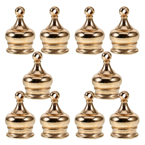 10 Pcs Lamp for Desk Floor Lightbulbs Decorative Nut Parts Home Finials Lamps Zinc Alloy