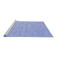 thumbnail image 2 of Ahgly Company Machine Washable Indoor Round Abstract Blue Contemporary Area Rugs, 5' Round, 2 of 4