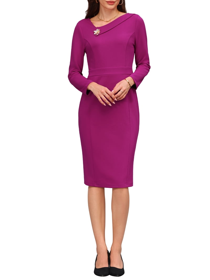 midi stretch dresses Avec Les Filles Stretch Cotton Poka Dot Halter Midi Dress Women's : 12