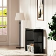 thumbnail image 3 of Black Solid Wood Narrow Console Table 46" - For Living Room, Entryway Bedroom, Room, 3 of 4