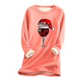 thumbnail image 1 of WEAIXIMIUNG Robe Chandail en Molleton pour Femmes Longueur Genou Mode Décontractée Noël Verre Manches Longues Long Pull 5, 1 of 2