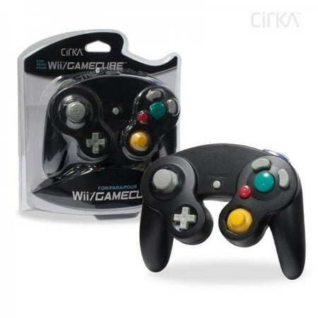 Nintendo Wii/GameCube CirKa controller (Black) (Best Aftermarket Gamecube Controller)