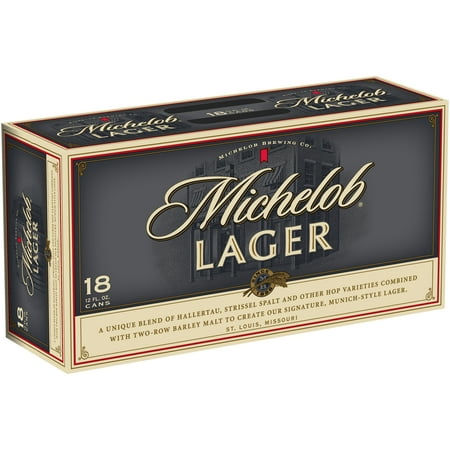 Michelob Lager, 18 Pack 12 fl. oz. Cans, 5% ABV