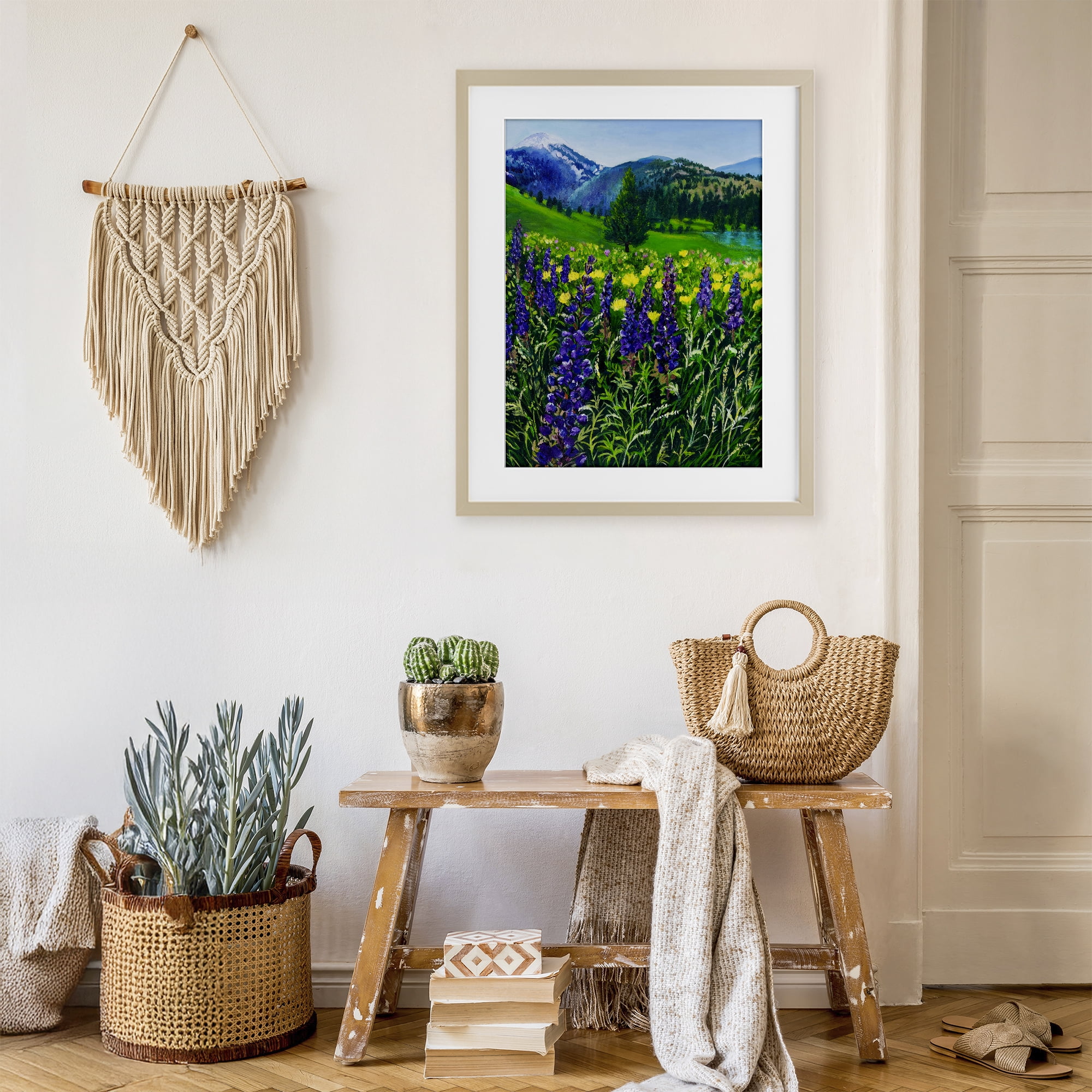 Stupell Industries Flower Speckled Valley Birch Framed Print Under Glass, design by Lee Ann Zirbes