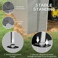 thumbnail image 6 of Dranite  6x8 FT Galvanized Metal Shed, Waterproof Portable Garage for Bike & Storage, 6 of 11