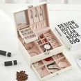 thumbnail image 3 of CHICHUMID Necklace Box Jewelry Box White 1Pcs Display Multi-layer, 3 of 7