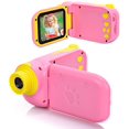 thumbnail image 1 of Cámara DV para niños - Rosa + Tarjeta de memoria de alta velocidad 32G + Lector de tarjetas Vhermosa WMZL-1116, 1 of 4