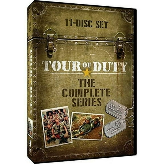 Tour of Duty The Complete Series [DVD][11 - Discs] (Drama/War, Compatible with All DVD Players)