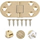 thumbnail image 3 of Jinyi 4set Hins With Screws For Folding Table Cabinet Door Furniture,180-de Flap Hin Flip Round Table Hin Folding Table Co, 3 of 5