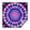 Colorful Tie Dye, variant on Rainbow Tie Dye Mandala Pattern Square Tablecloth,Waterproof Square Table Cover,Wipeable Spillproof Washable Table Cover for Home Kitchen Party Decor 42"X42"(107x107cm)