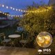 thumbnail image 2 of Cadena de luces, 10M80LED Bola de luces de cadena, IP65 Luces de hadas Decoración interior / exterior para Navidad Dormitorio de Halloween Jardín (Blanco cálido) [Clase de eficiencia energética A+++] oso de fresa Electrónica, 2 of 5