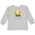 thumbnail image 3 of Inktastic Gigi Little Digger Construction Truck Boys Long Sleeve Toddler T-Shirt, 3 of 5