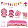 thumbnail image 2 of PIXHOTUL Candyland Party Decorations - Lollipop Theme Birthday Party Decorations Including Plates, Disposable Cups, Napkins, Tableware, Tablecloth, Banner for Candy Theme Party Supplies - Serve 20, 2 of 7