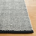 thumbnail image 3 of SAFAVIEH Vermont Zavia Chevron Runner Rug, Black/Ivory, 2'3" x 8', 3 of 8