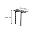 thumbnail image 2 of HLONK TV Rack Router Stand Portable Television Projector Wireless Black, 2 of 8