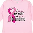 thumbnail image 4 of Inktastic Breast Cancer Awareness I Support My Grandma Pink Ribbon Boys or Girls Long Sleeve Toddler T-Shirt, 4 of 5