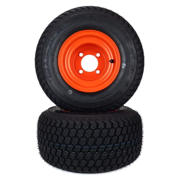 (2) Super Turf Tire Assemblies 18x8.50-8 Fits Bad Boy MZ 42" 022-2050-17