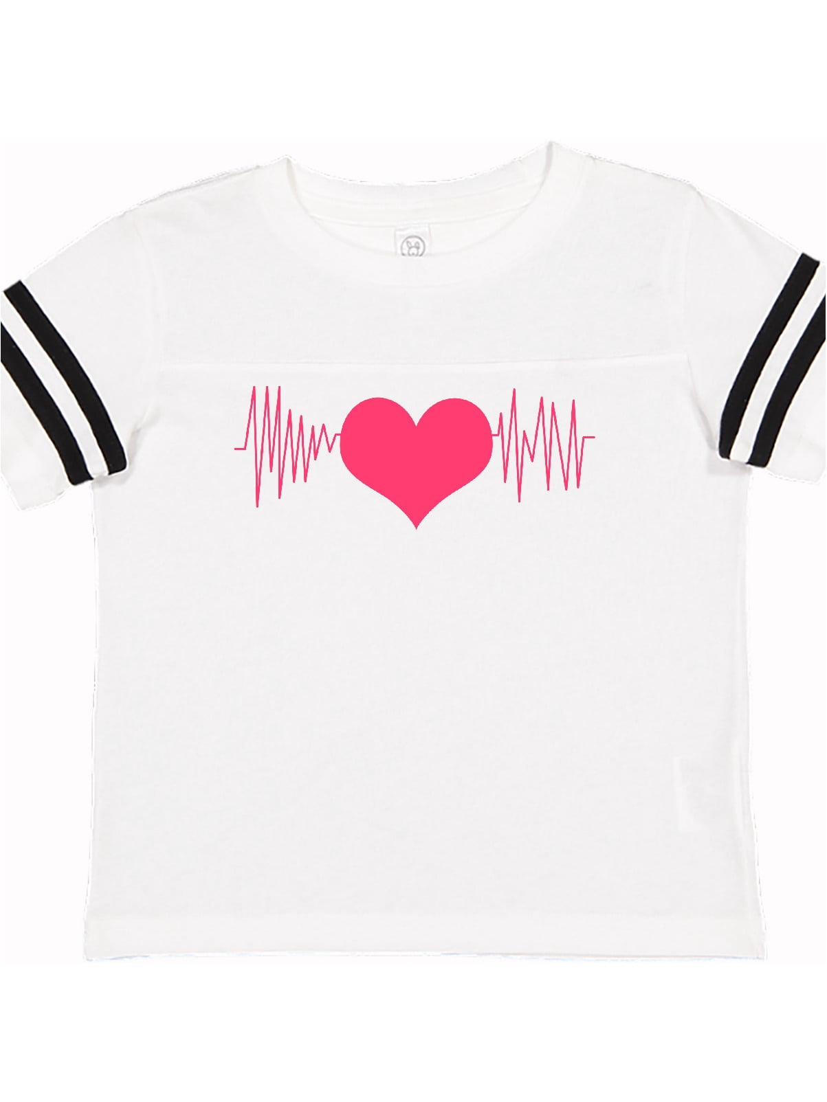 INKtastic heart monitor Valentines Day Toddler TShirt